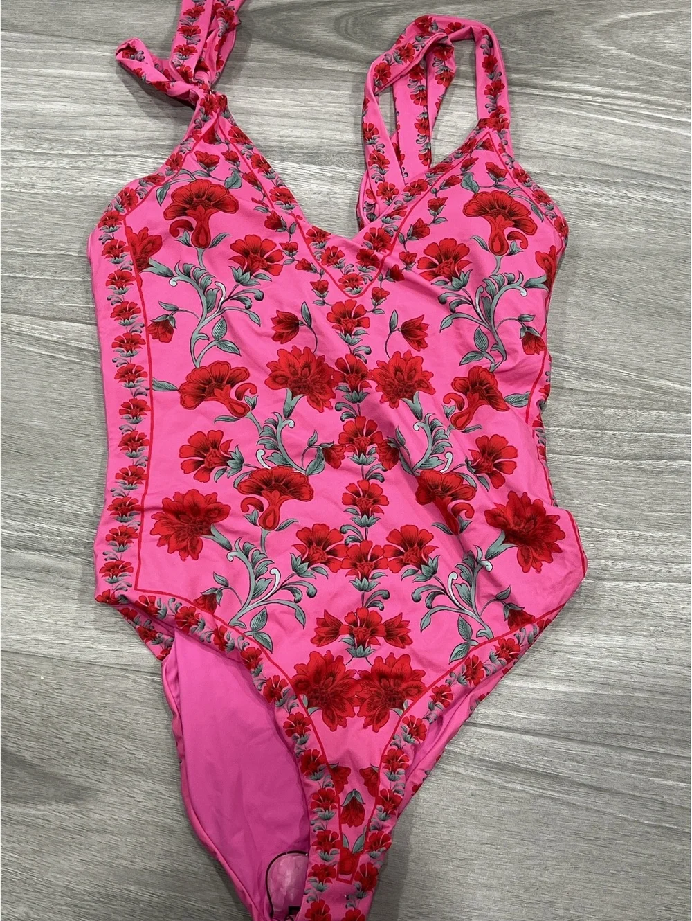 Beach Riot Akira One Piece Redwood Floral - Picture 3 of 6